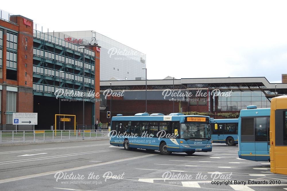 Arriva Scania Omnicity 3558, New Bus Station first day, Derby