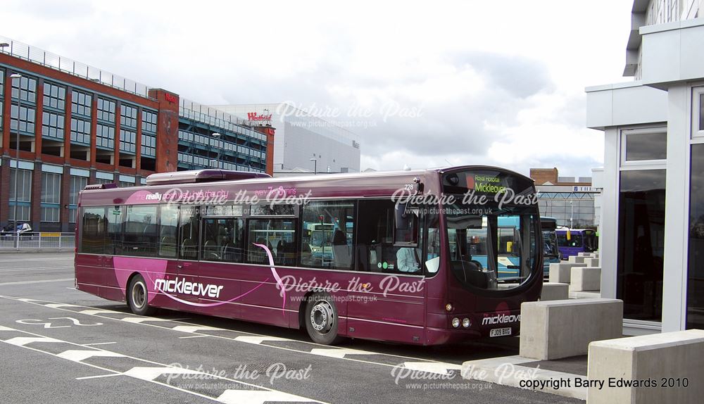 Trent Volvo 728, New Bus Station first day, Derby