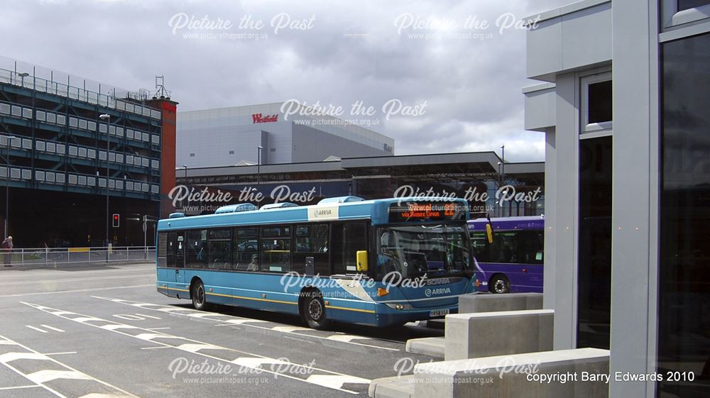 Arriva Scania Omnicity 3563, New Bus Station first day, Derby