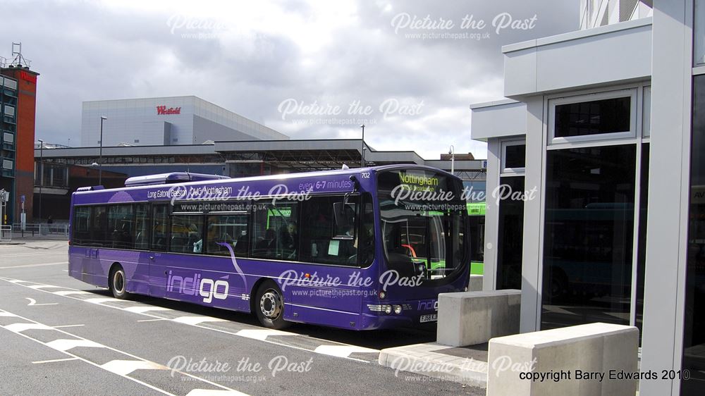 Trent Volvo 702, New Bus Station first day, Derby