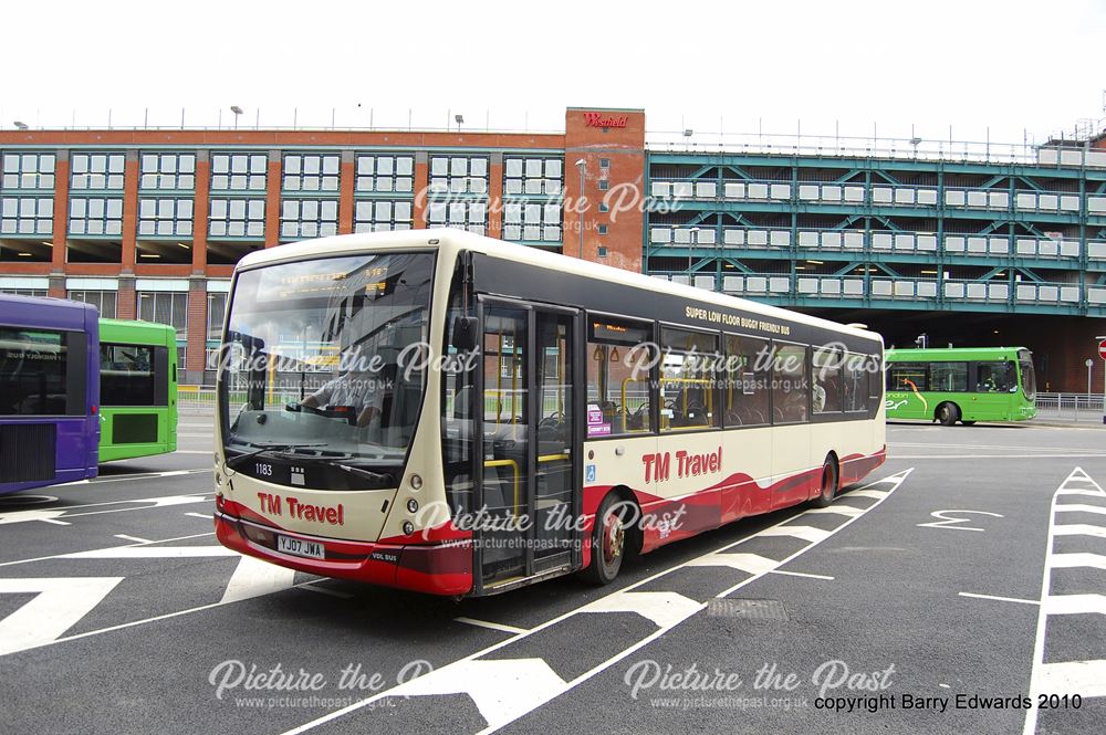 New Bus Station first day TM travel (tb) VDL 1183