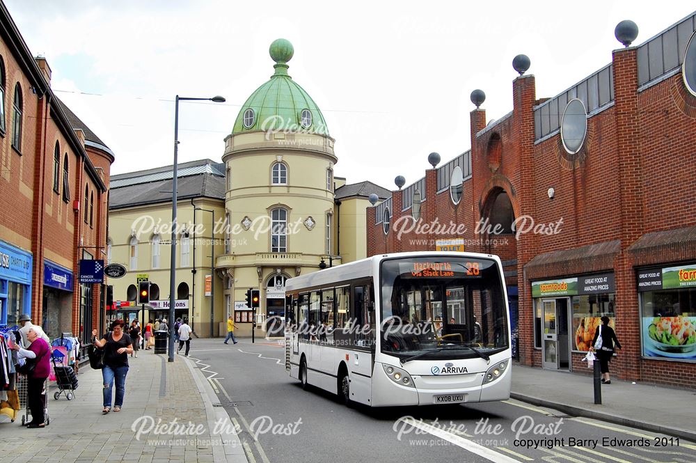 Arriva hired Enviro 200 1002, Albert Street, Derby