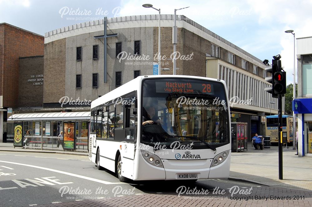 Arriva hired Enviro 200, Victoria Street, Derby