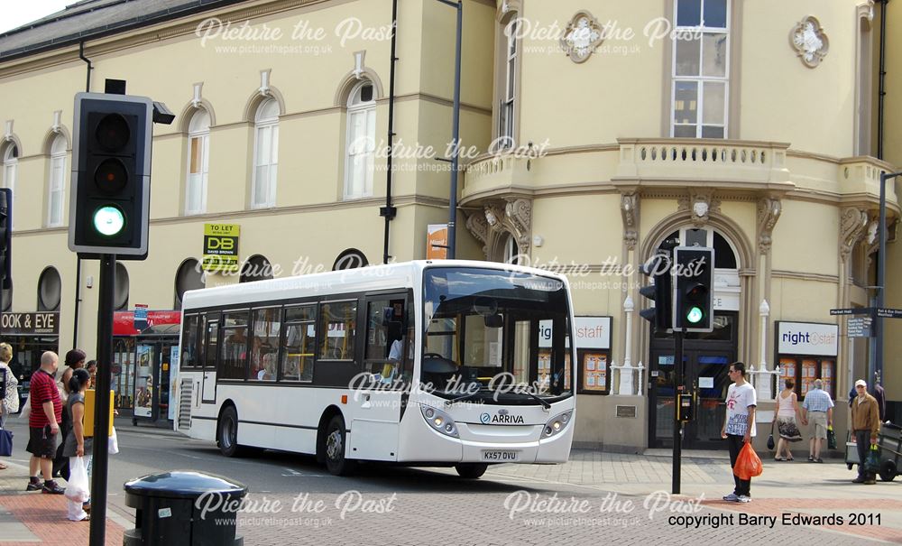 Arriva hired Enviro 200 1009, Albert Street, Derby