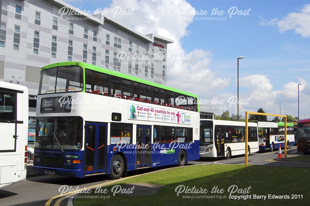 Bus Station Notts and Derby ex Lothian Olympian 27