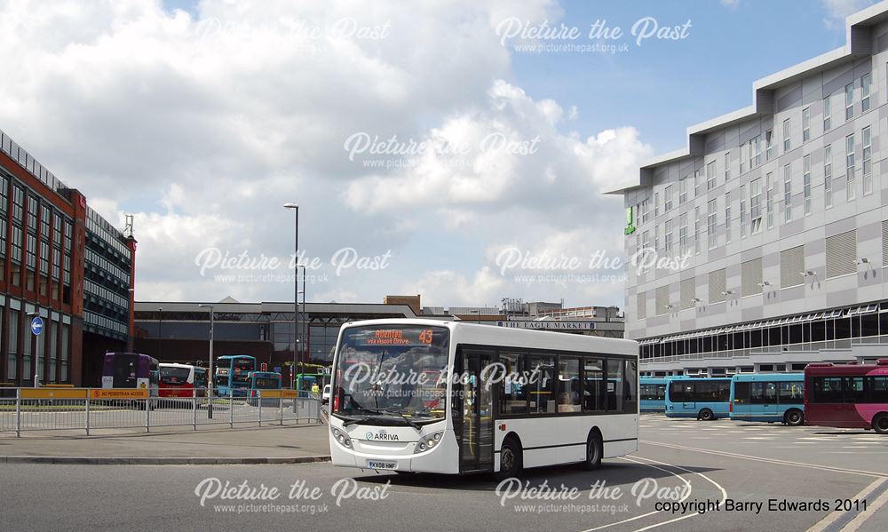 Arriva hired Enviro 200 1008, Bus Station, Derby