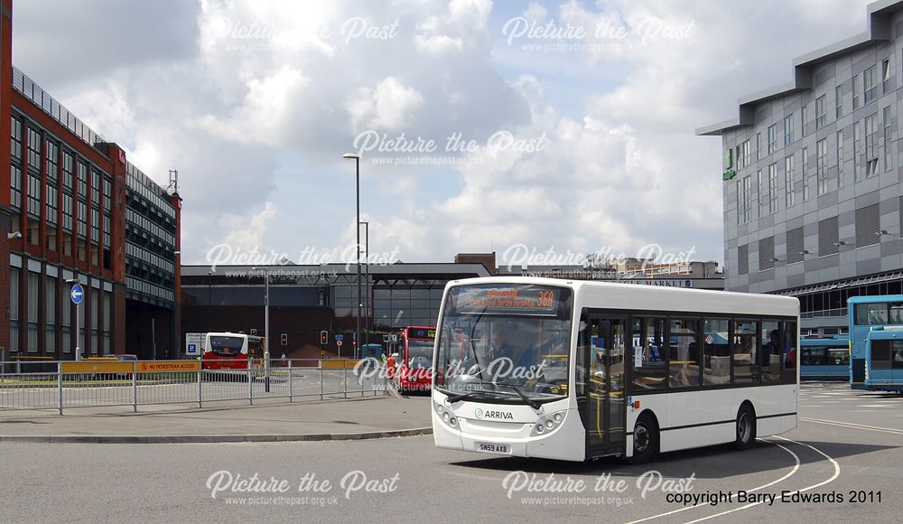 Arriva hired Enviro 200 1004, Bus Station, Derby