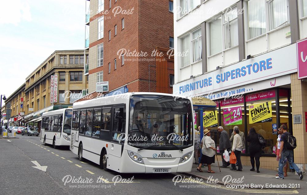 Arriva hired Enviro 200 1009, Babington Lane, Derby