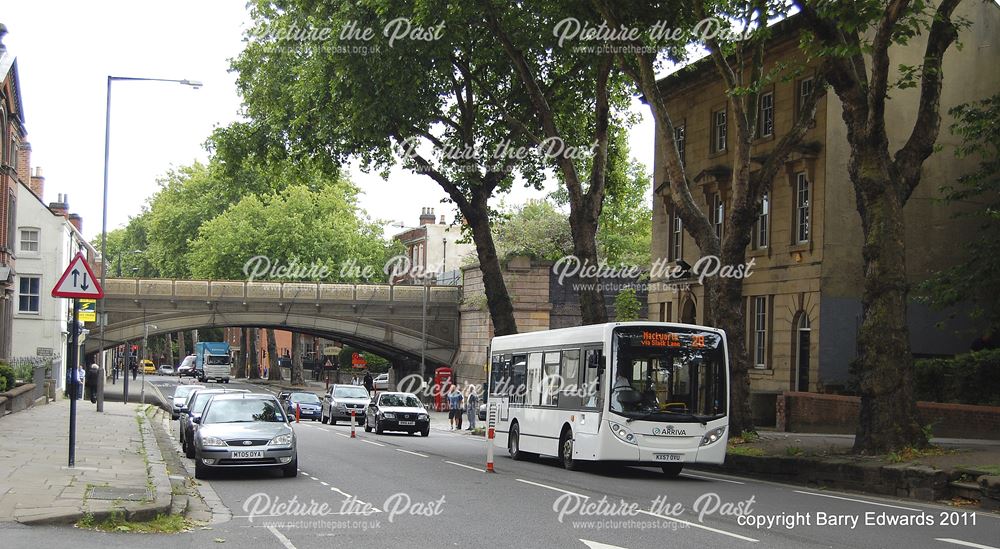 Arriva hired Enviro 200 1009, Friar Gate, Derby