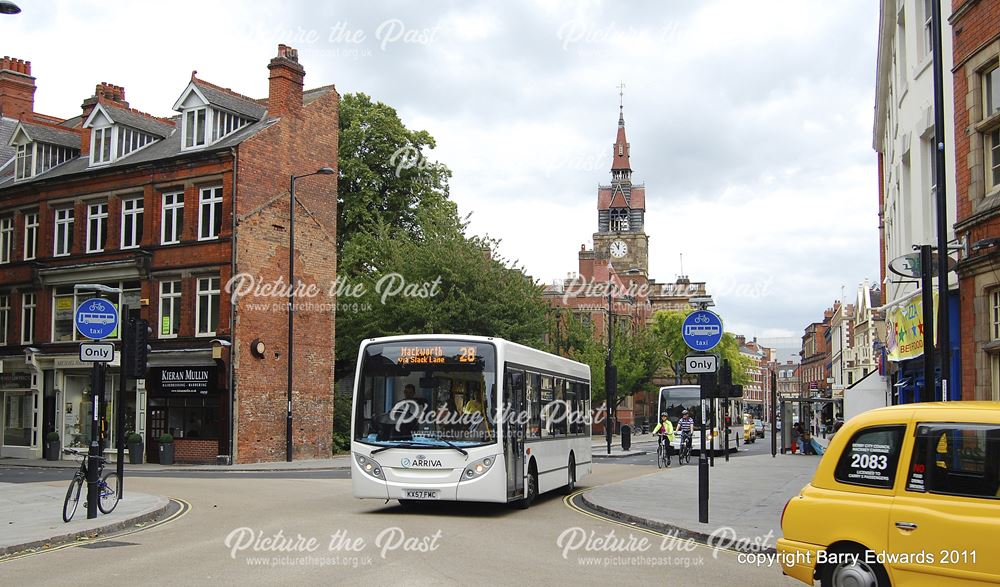 Arriva hired Enviro 200 1006, Wardwick, Derby