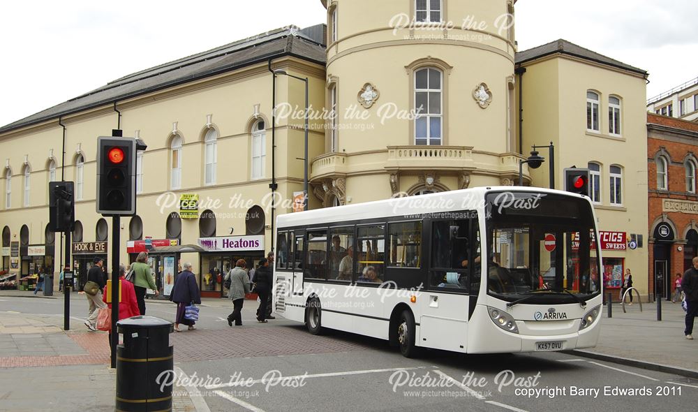 Arriva hired Enviro 200 1009, Albert Street, Derby