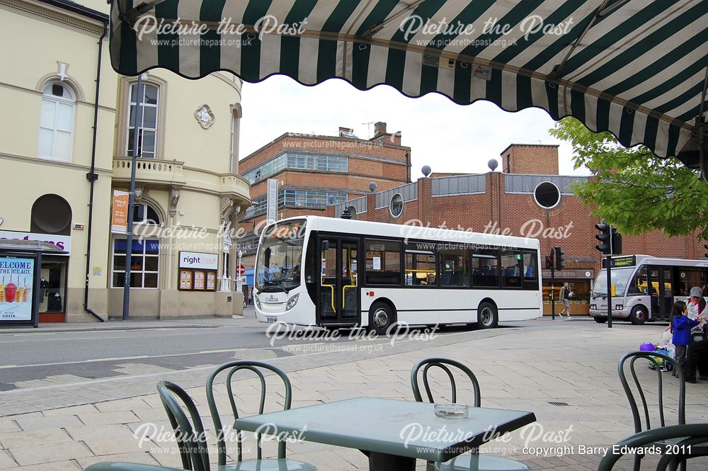 Arriva hired Enviro 200 1008, Osnabruck Square Albert Street, Derby