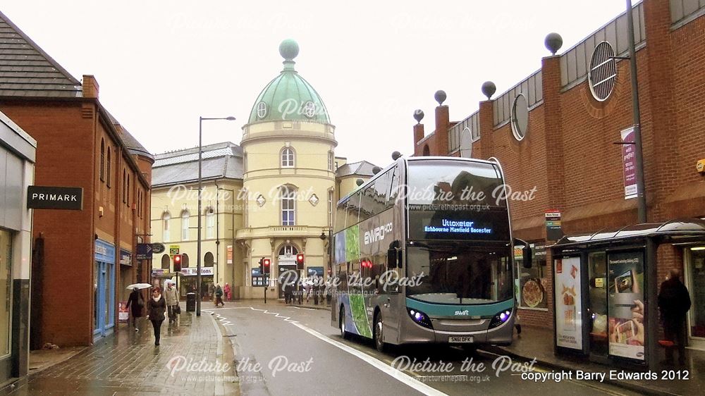 Trent Enviro demonstrator SN61 DFX , Albert Street, Derby