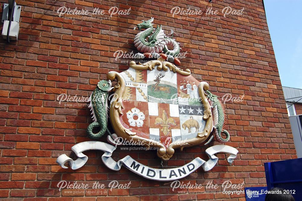 Midland Station Midland Railway coat of arms 