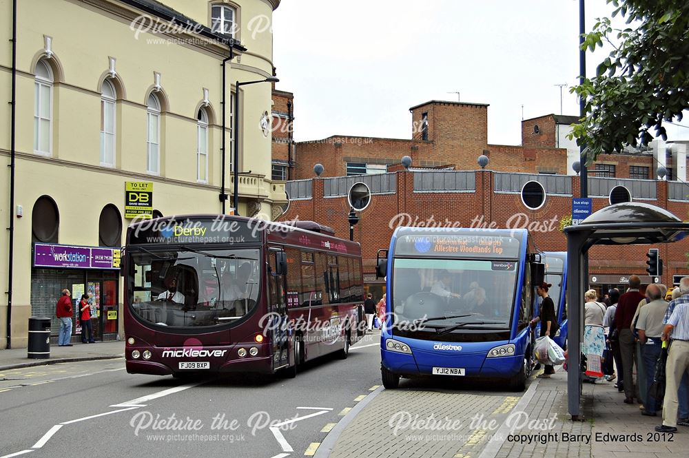 Trent Volvo Eclipse 735 and Optare Solo SR 493, Albert Street, Derby