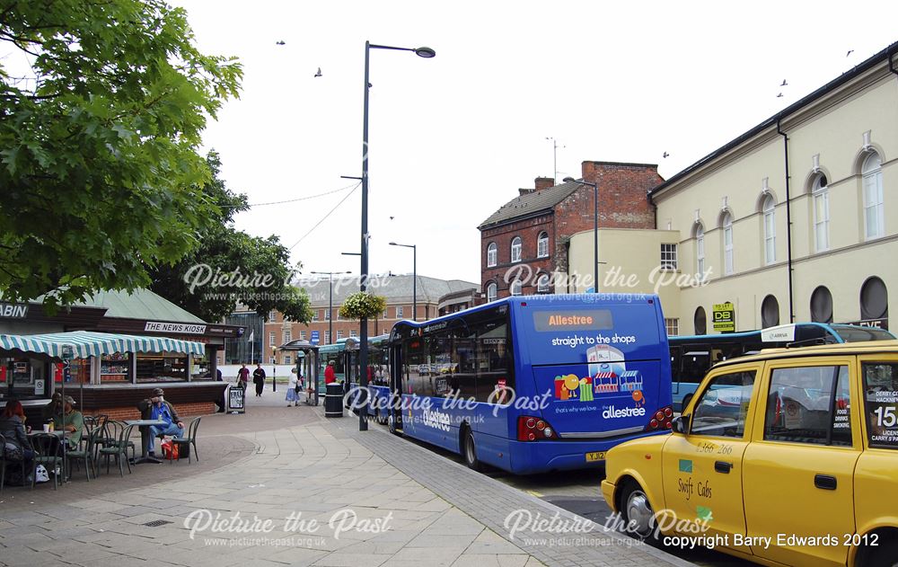 Trent Optare Solo SR 496, Albert Street general scene including, Derby