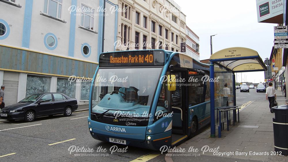 Arriva Optare Versa 2945, Babington Lane, Derby