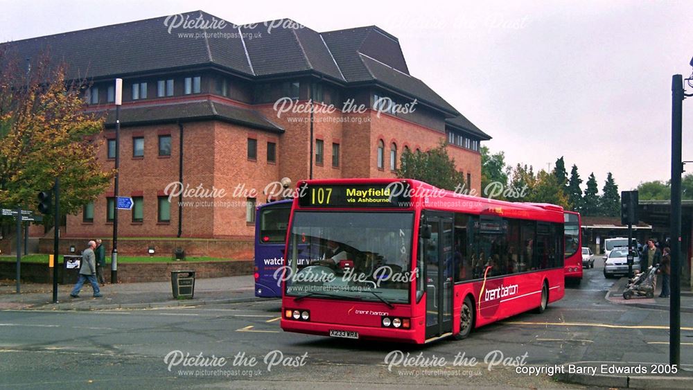 Trent Optare Excel 233 last day , Morledge bus station exit, Derby