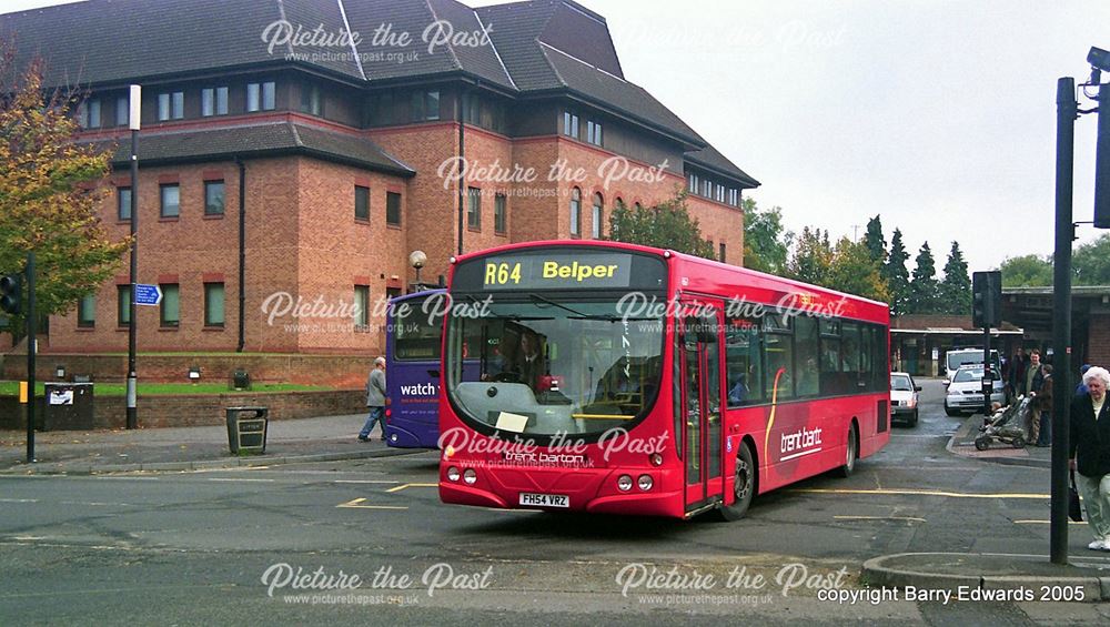 Trent Scania 667 last day , Morledge bus station exit, Derby