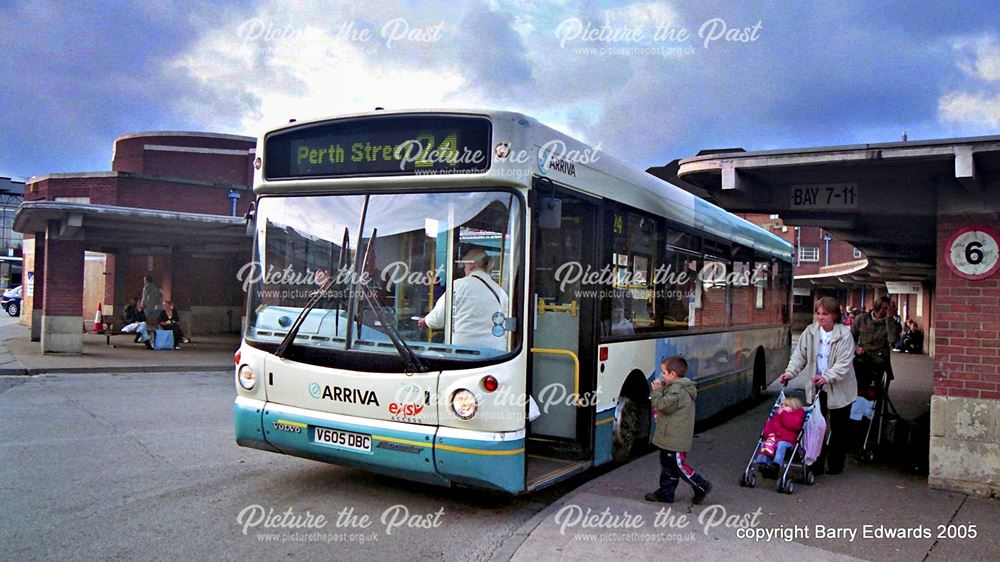 Arriva Volvo 3605, Bus Station last day, Derby