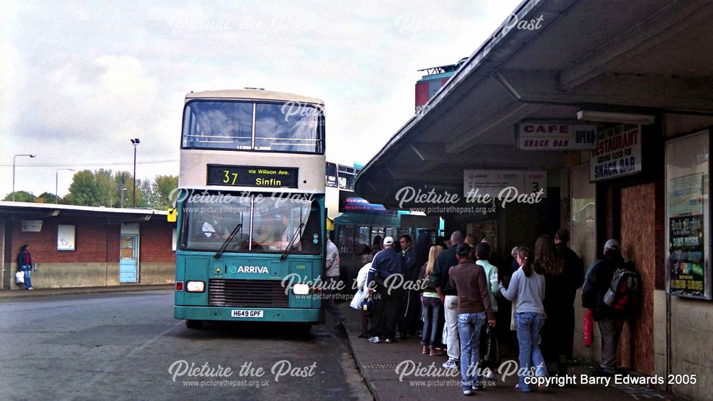 Arriva ex London South Volvo 4389, Bus Station last afternoon, Derby