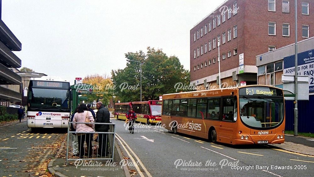 Trent Scania 686, Full Street on street stop for 'the sixes', Derby