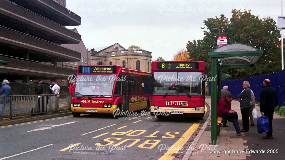 Trent Dennis Dart 925 and Optare Solo 460, Full Street on street stops, Derby