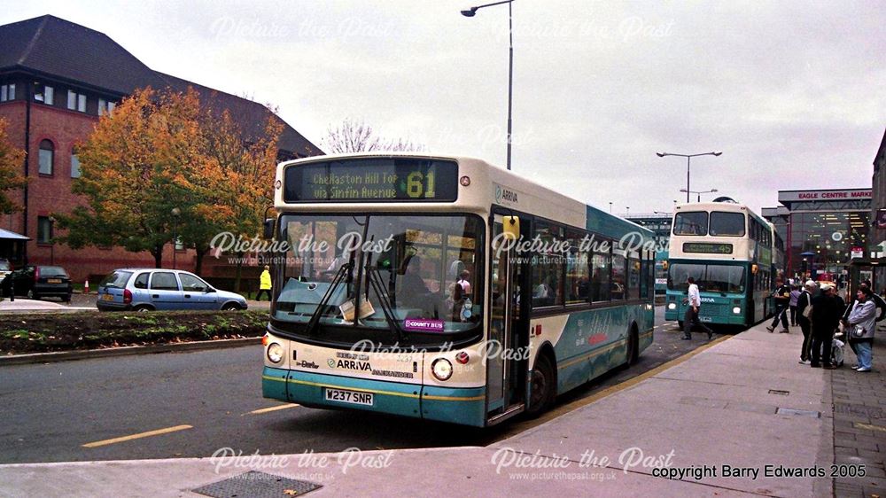 Arriva Dennis Dart 2237, Morledge on street stop for route 60 etc, Derby