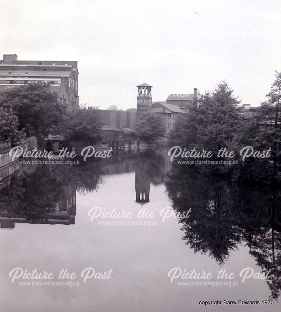 River Derwent towards Silk Mill and power station 