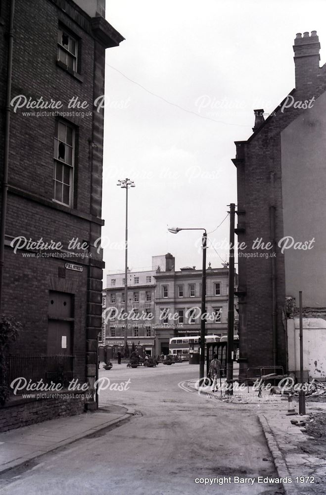 Remains of 'little' Full Street towards Market Place 