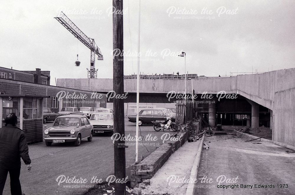 Castlefields construction of Eagle Centre car park 