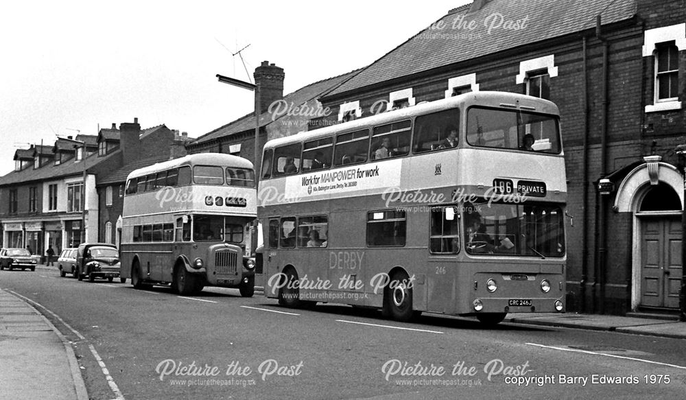 Pear Tree Road New Normanton Fleetline 246 and Daimler CVG6