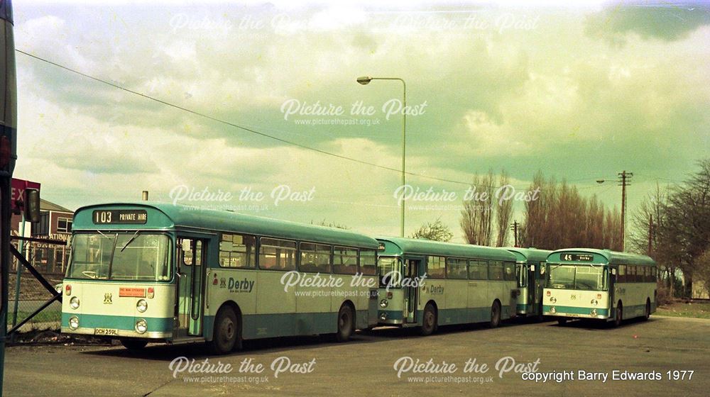 Ascot Drive depot group of four Fleetline sd 