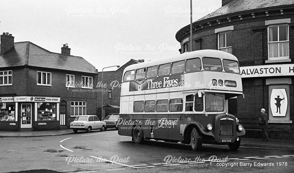 Brighton Road Alvaston Daimler CVG6 156