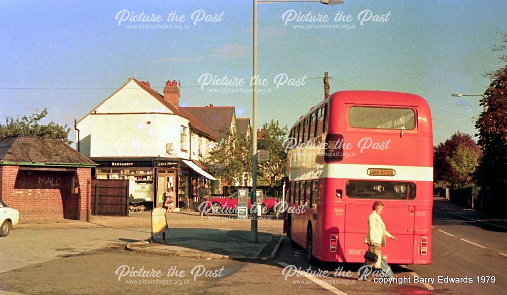 Trent Bristol VRT 822, Stenson Road former Sunny Hill terminus, Derby