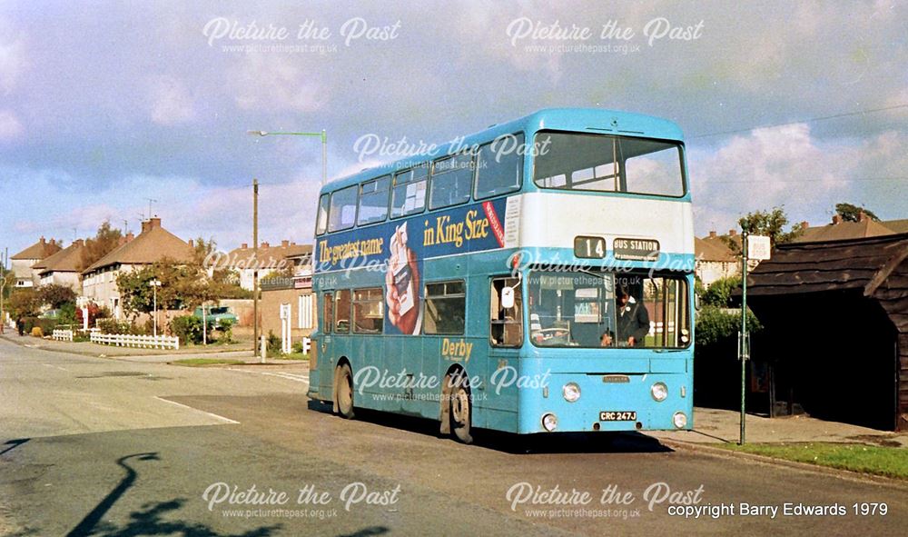 Lexington Road terminus Chaddesden Fleetline 247