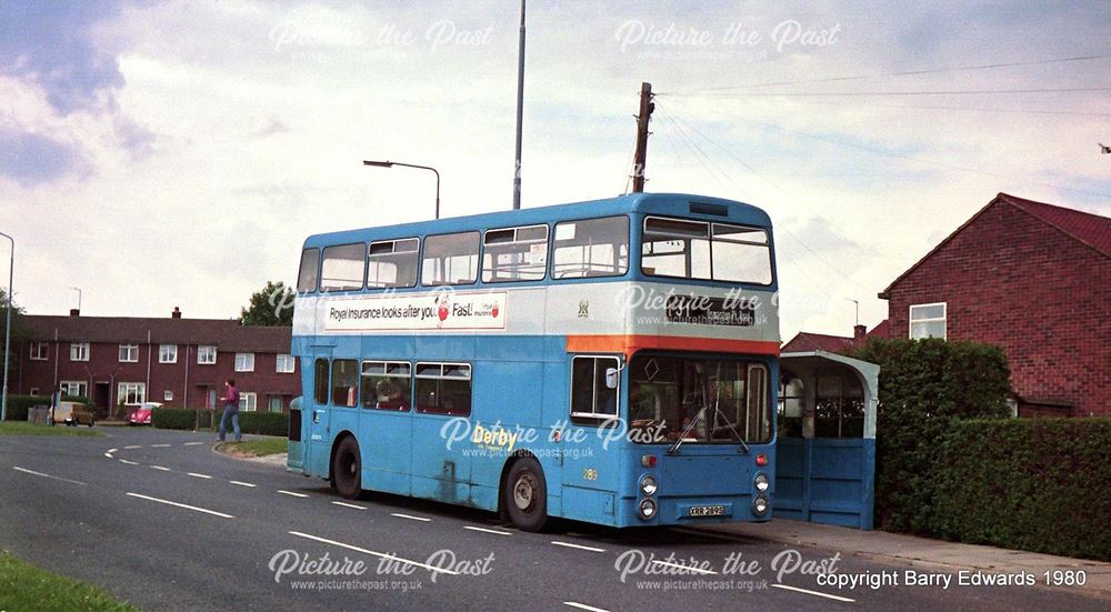 Prince Charles Avenue Morden Green Mackworth Estate terminus Fleetline 289