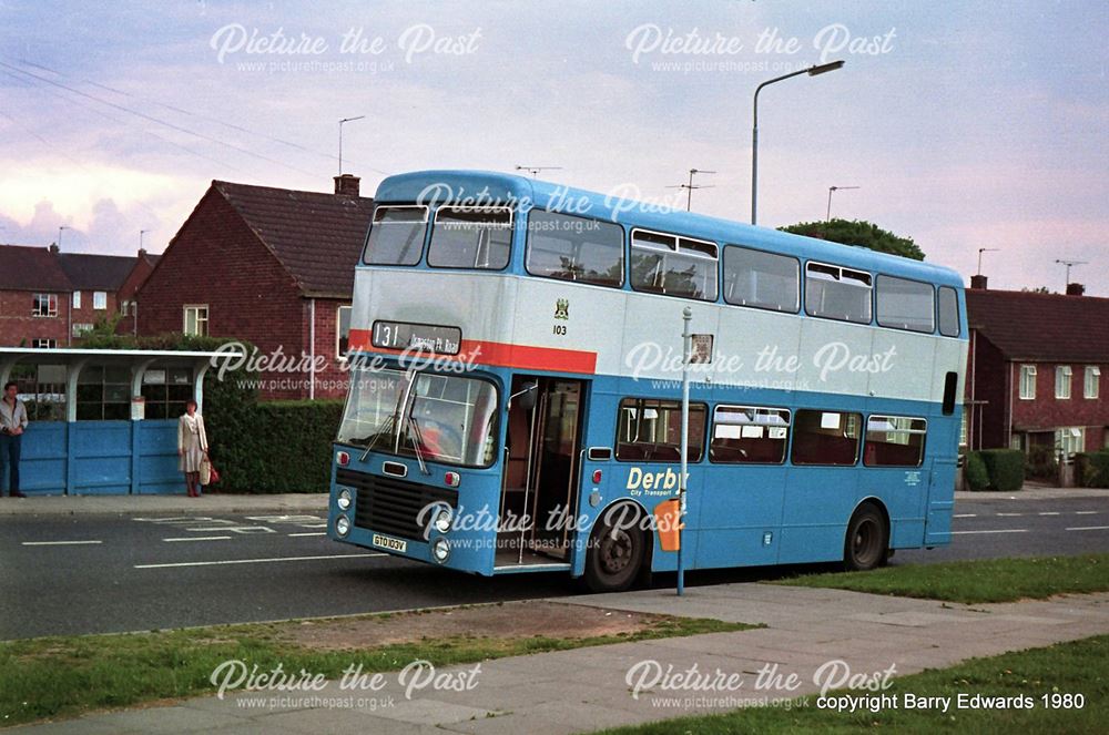 Dennis Dominator 103, Prince Charles Avenue Mackworth Estate, Derby