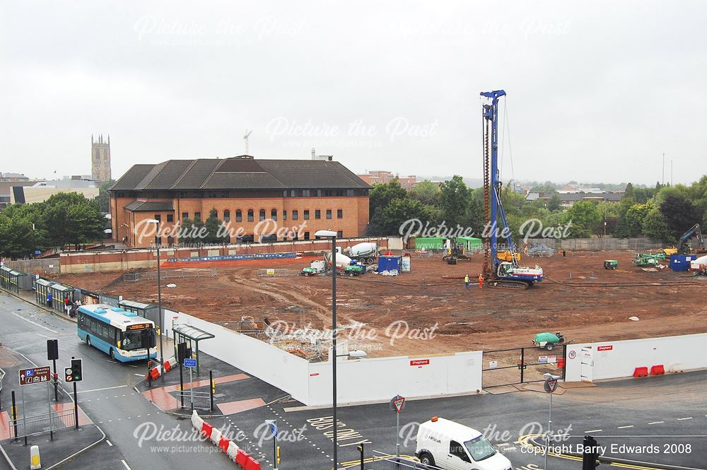 Bus Station site from car park 