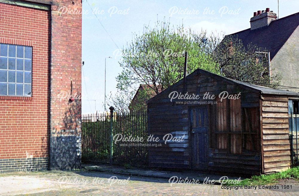 Nottingham Road depot shed 1981