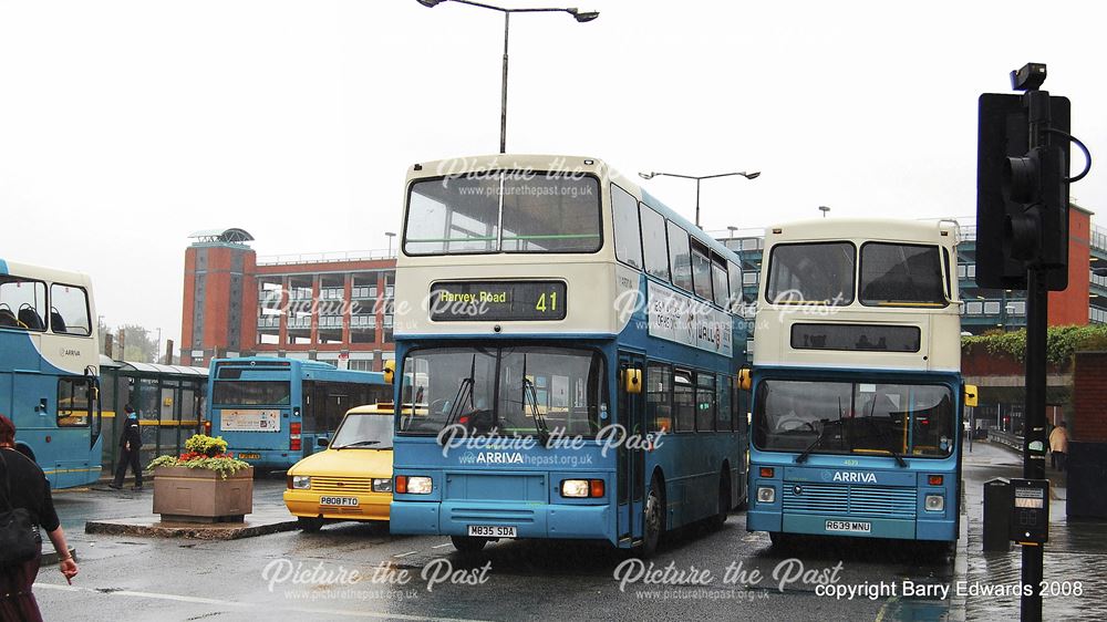 Arriva Scania 4195 and Volvo 4639, Morledge, Derby