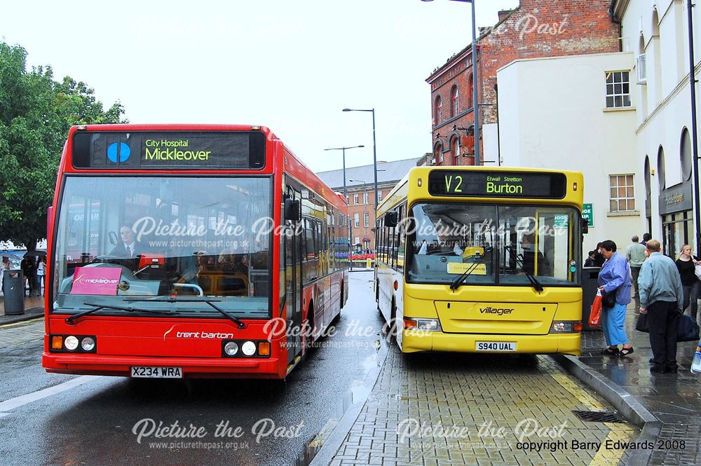 Trent Optare Excel 234 and Dennis Dart 940, Albert Street, Derby