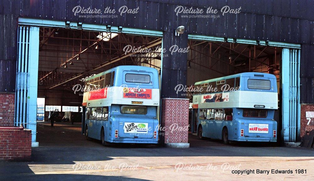 Ascot Drive depot Fleetlines 262 and 308