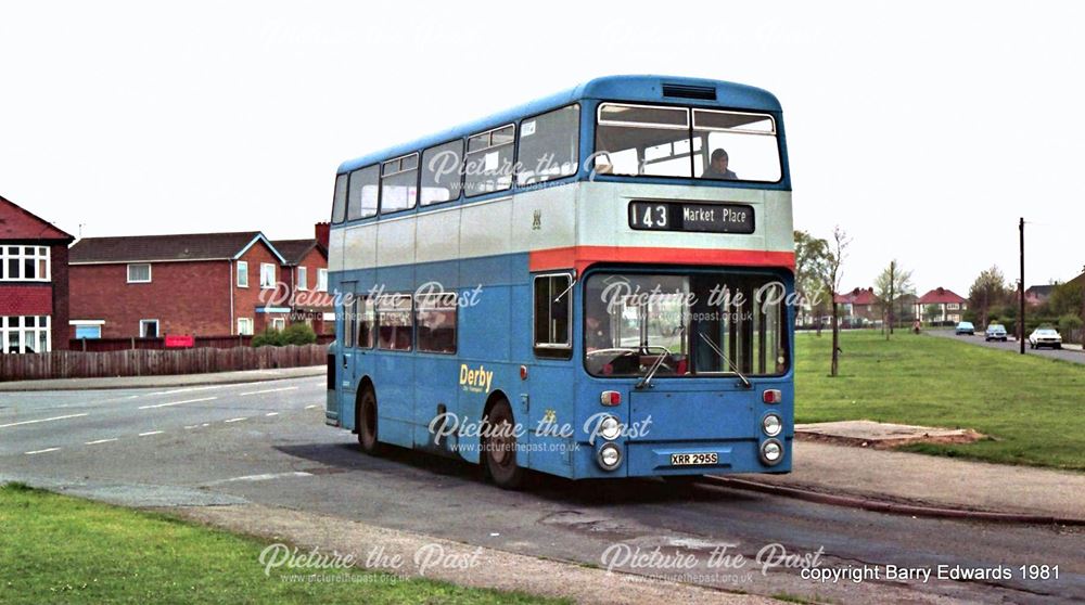 Bracknell Drive Boulton Lane terminus Alvaston Fleetline 295