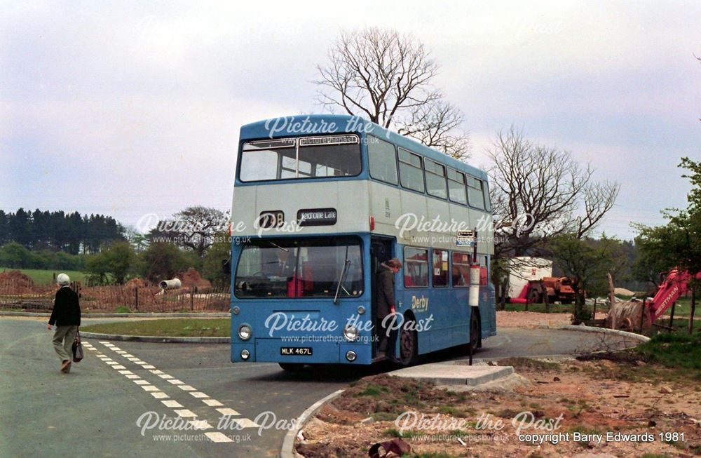 Keldholme Lane Alvaston termporary terminus ex London Transport DMS 258