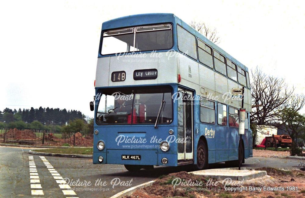 Keldhome Lane Alvaston temporary terminus ex London Transport DMS 258