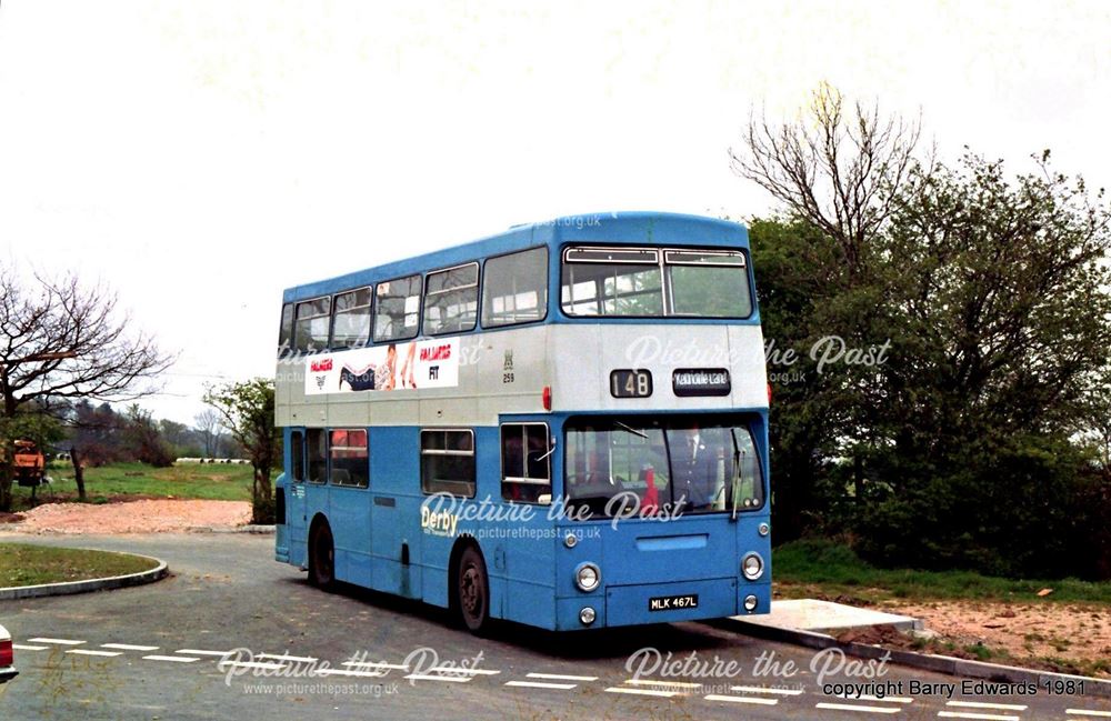 Keldhome Lane Alvaston temporary terminus ex London Transport DMS 258