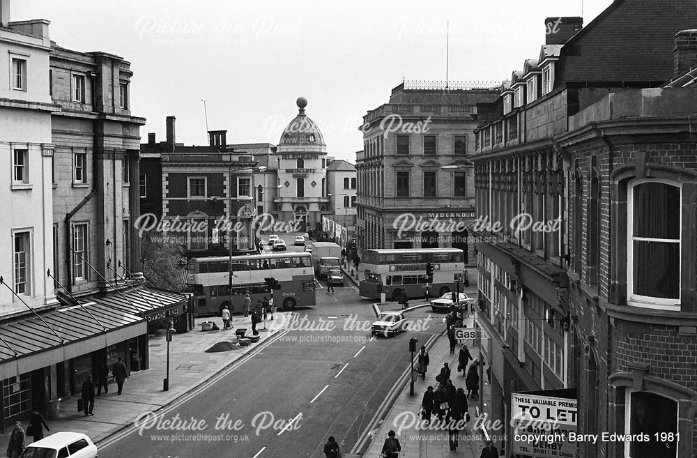 Victoria Street from Debenhams street view 1981