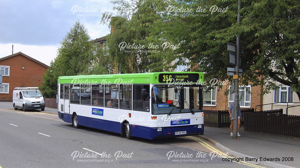 Dennis Dart 934, Burton Road Notts and Derby, Derby