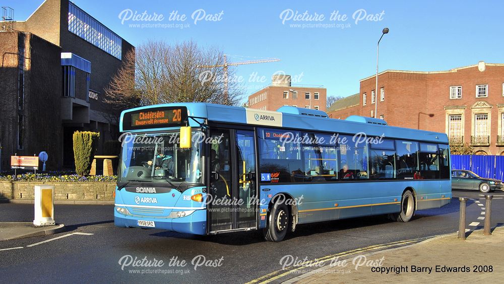 Arriva Scania Omnicity 3557, Corporation Street, Derby